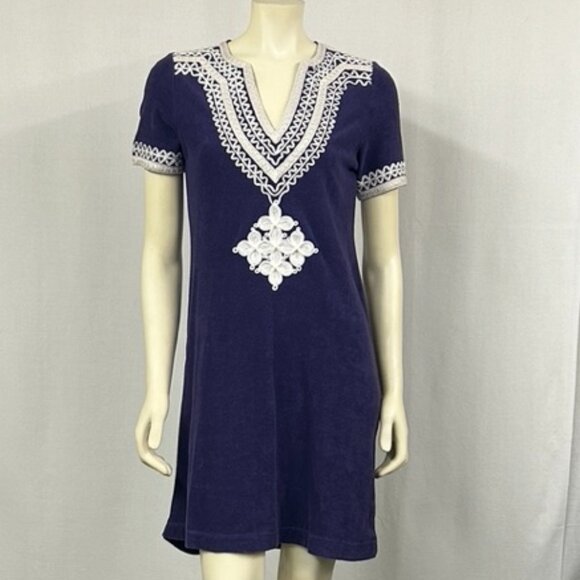 Tory Burch velour dress/coverup, size small - Picture 1 of 8